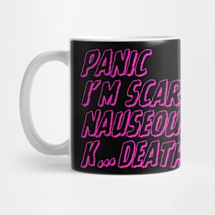 Pocket Skeleton Doll - Pink (Bad Day) Mug